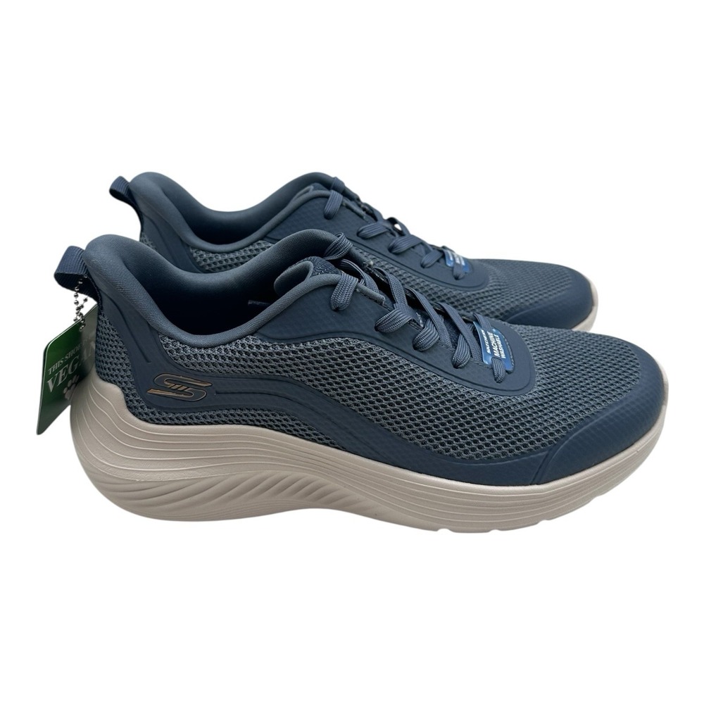 Skechers Bobs Squad Waves Still Wading Shoes Womens 6.5 Slate Blue Sneakers NWT